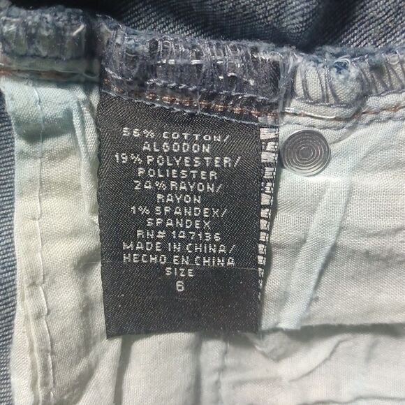 645239.....1822 Denim Skinny Jeans Size 6, W28" 27"Inseam  9" Rise - Picture 5 of 5
